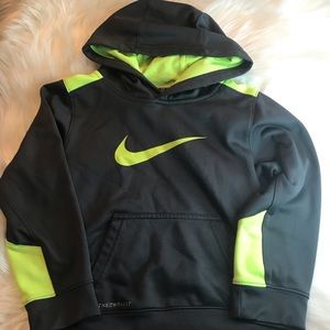 Green and black Nike hoodie